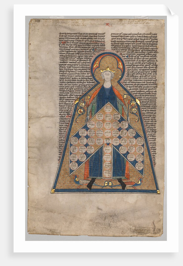 Leaf Excised from Henry of Segusio's 'Summa Aurea': Table of Consanguinity, c. 1280 by Unknown