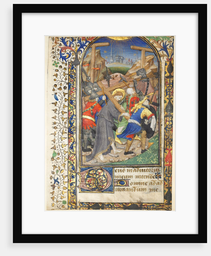 Leaf Excised from the Tarleton Hours: Christ Carrying the Cross, c. 14 by Unknown