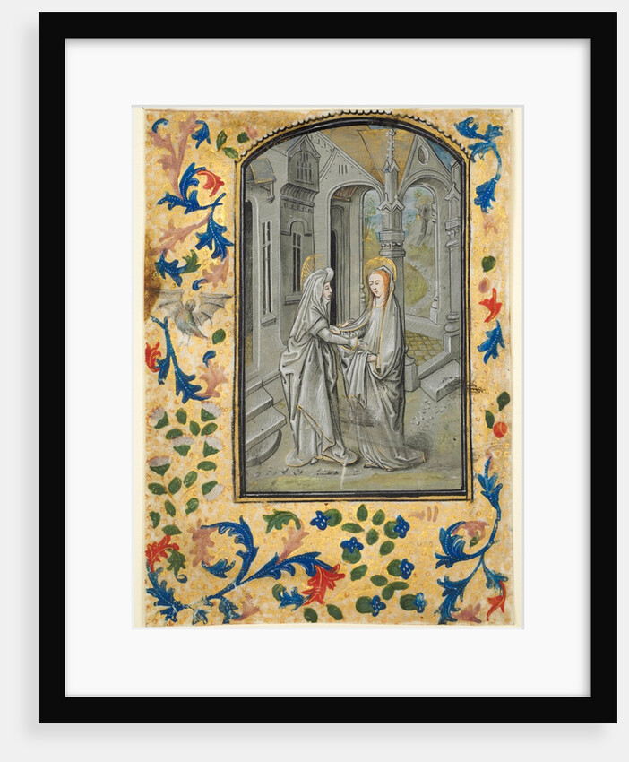 Leaf from a Book of Hours: Annunciation to the Shepherds, c. 1470-1480 by Guillaume Vrelant