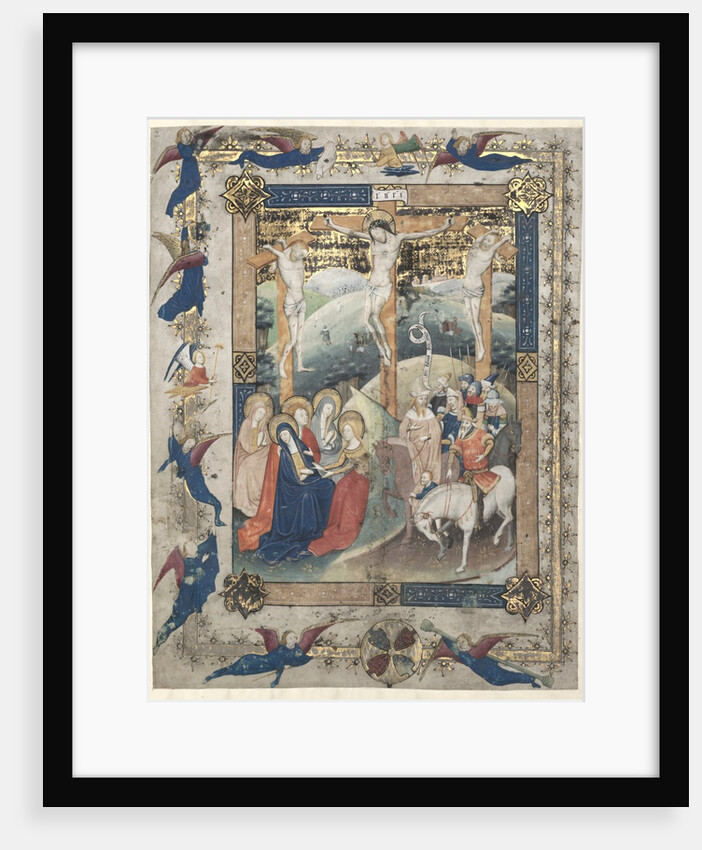 Leaf from a Missal: The Crucifixion, c. 1440-1450 by Master of Otto van Moerdrecht