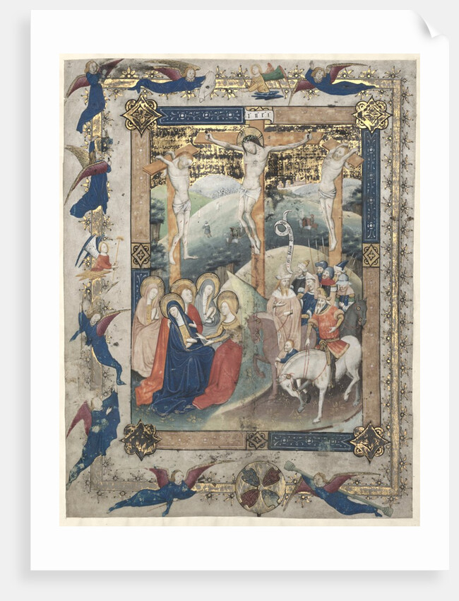 Leaf from a Missal: The Crucifixion, c. 1440-1450 by Master of Otto van Moerdrecht