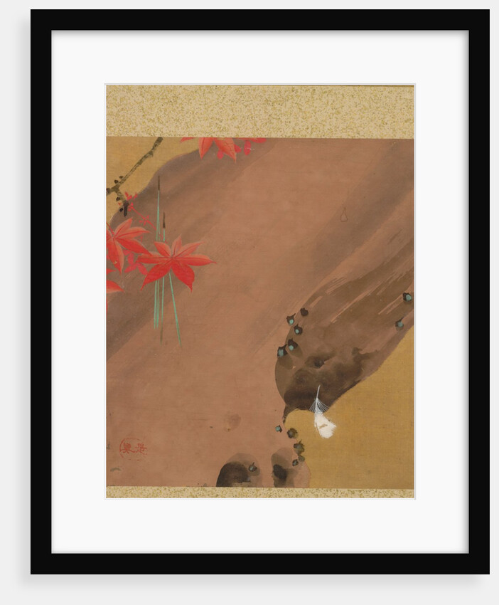 Leaf from Album of Seasonal Themes: Moths, 1847 by Shibata Zeshin