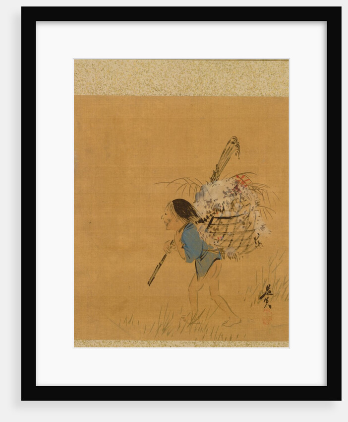 Leaf from Album of Seasonal Themes: Tea Jar and Cups, 1847 by Shibata Zeshin