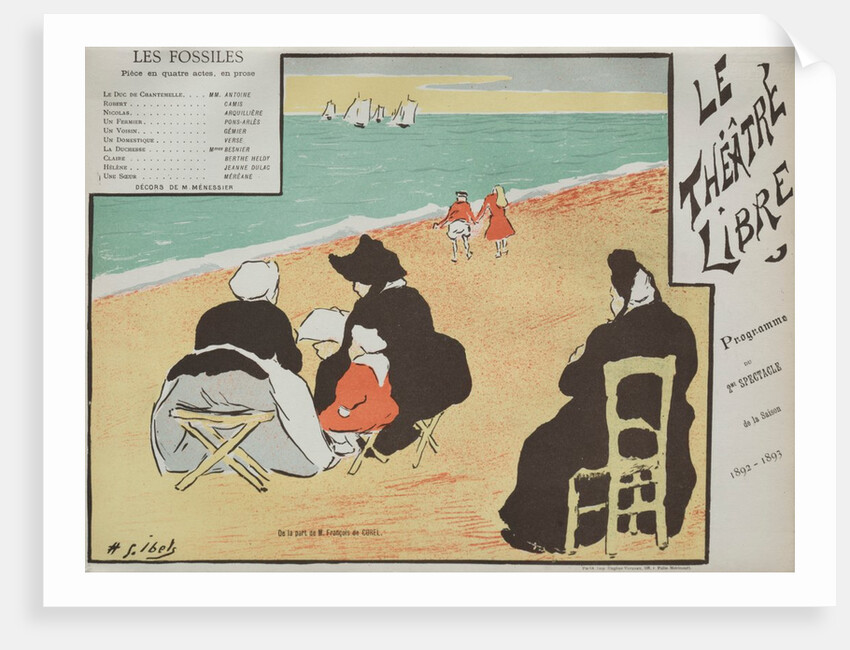 Les Fossiles, 1892 by Henri Gabriel Ibels