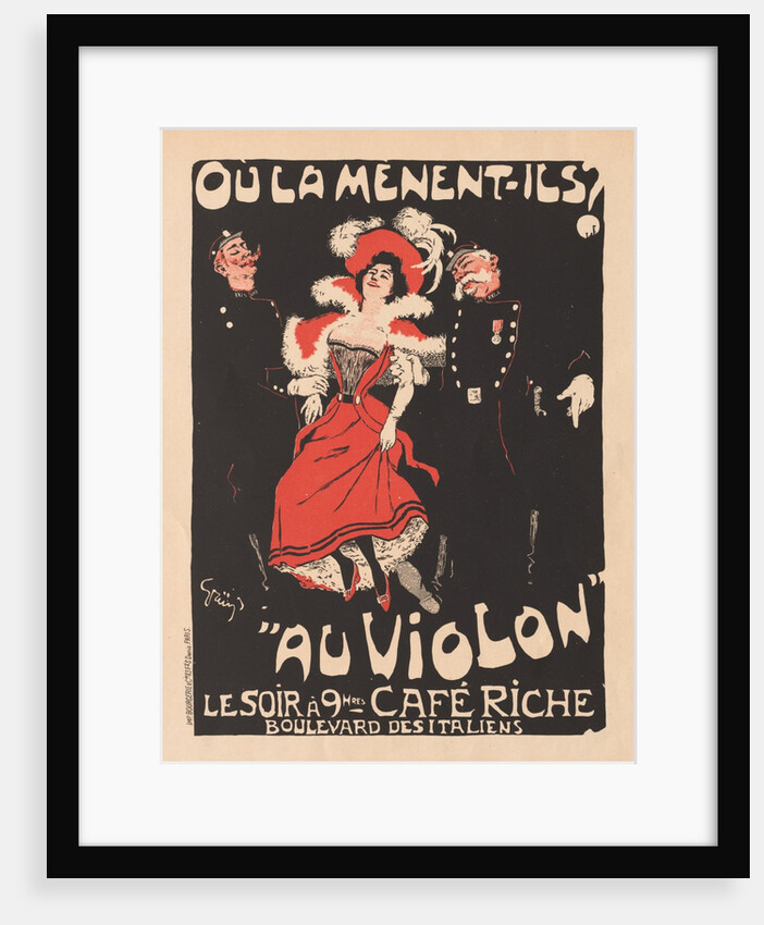 Les Maitres de LAffiche: Pl. 103 Café Reche, 1897 by Jules-Alexandre Grün; Bourgerie