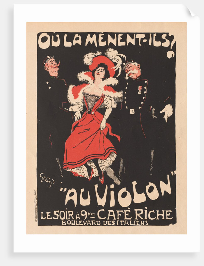Les Maitres de LAffiche: Pl. 103 Café Reche, 1897 by Jules-Alexandre Grün; Bourgerie