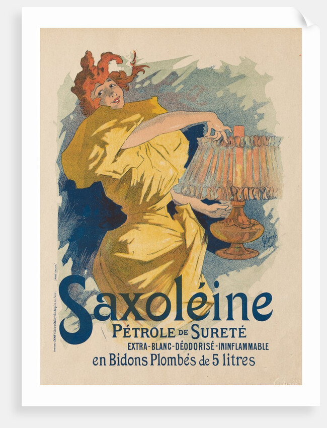 Les Maitres de LAffiche: Pl. 13, Saxoléine, 1895 by Jules Chéret