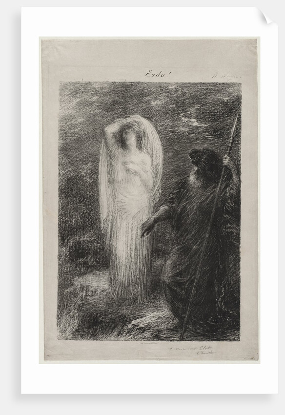 LEvocation dErda, 1885 by Henri Fantin-Latour