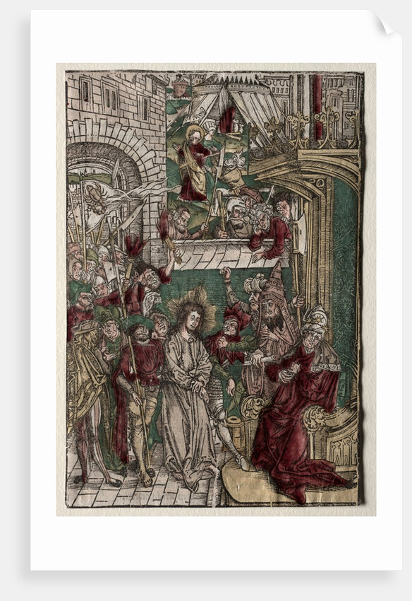 Life of Christ: Christ before Pilate, 1400s by Unknown