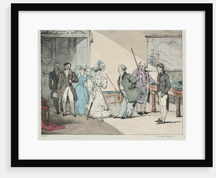 Life of the Chateau: A Visit in the Neighborhood, 1828 by Eugène Louis Lami