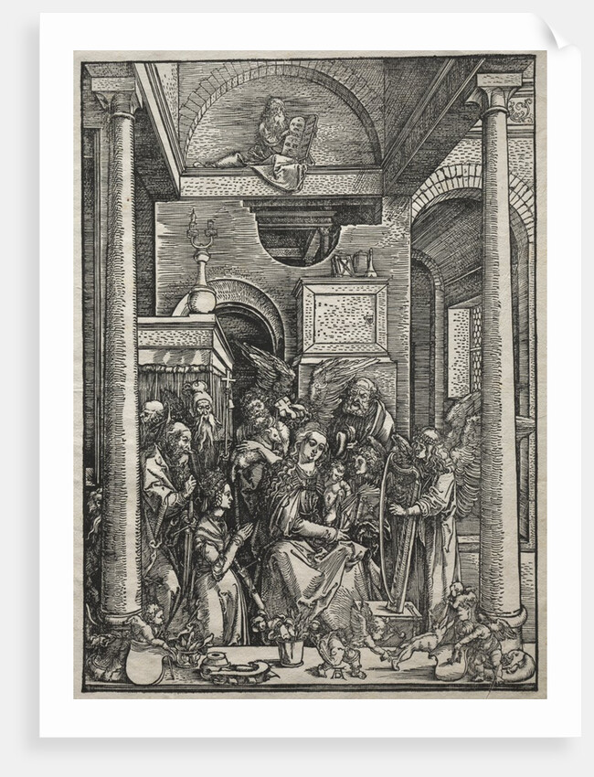 Life of the Virgin: Adoration of the Virgin and Child by Saints and Angels, 1504-1505 by Albrecht Dürer