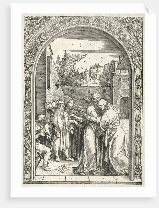 Life of the Virgin: Joachim and Anna Embracing under the Golden Gate, 1504-1505 by Albrecht Dürer