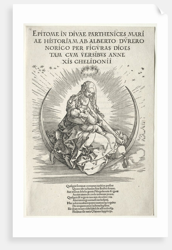 Life of the Virgin: Title Page, 1511 by Albrecht Dürer