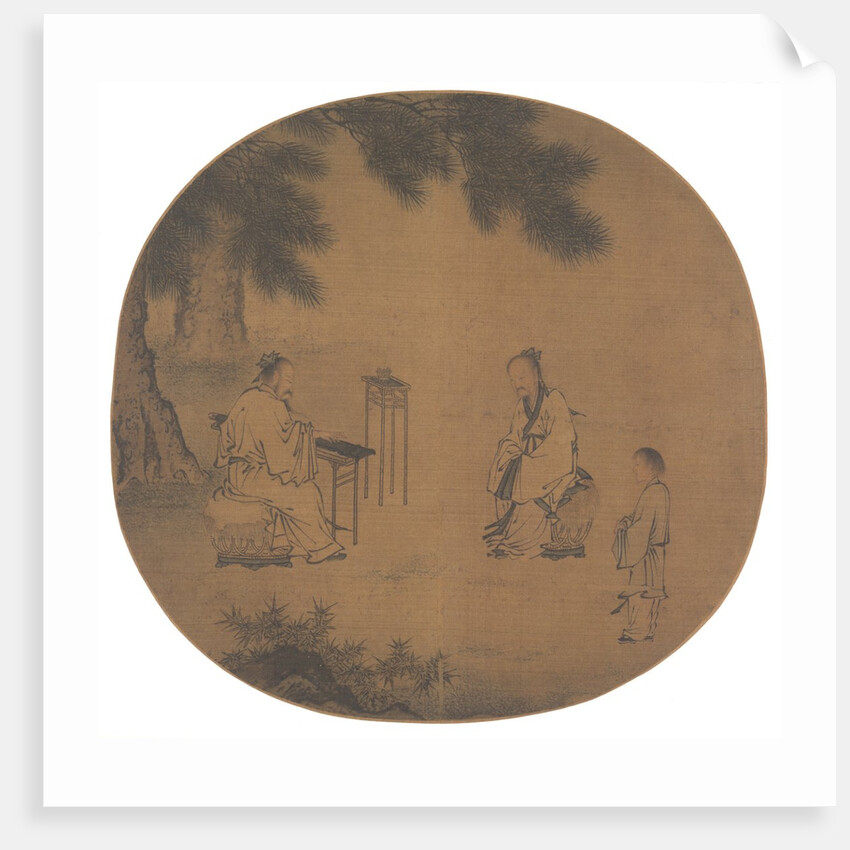 Listening to the Qin, 1150 - after 1225 by Liu Songnian