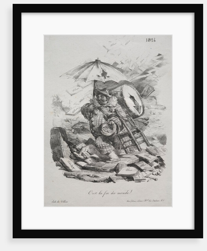 Lithographic Sketches: It is the End of the World!, 1824 by Nicolas Toussaint Charlet; Gihaut