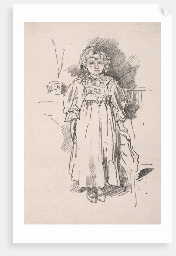 Little Evelyn, 1896 by James McNeill Whistler