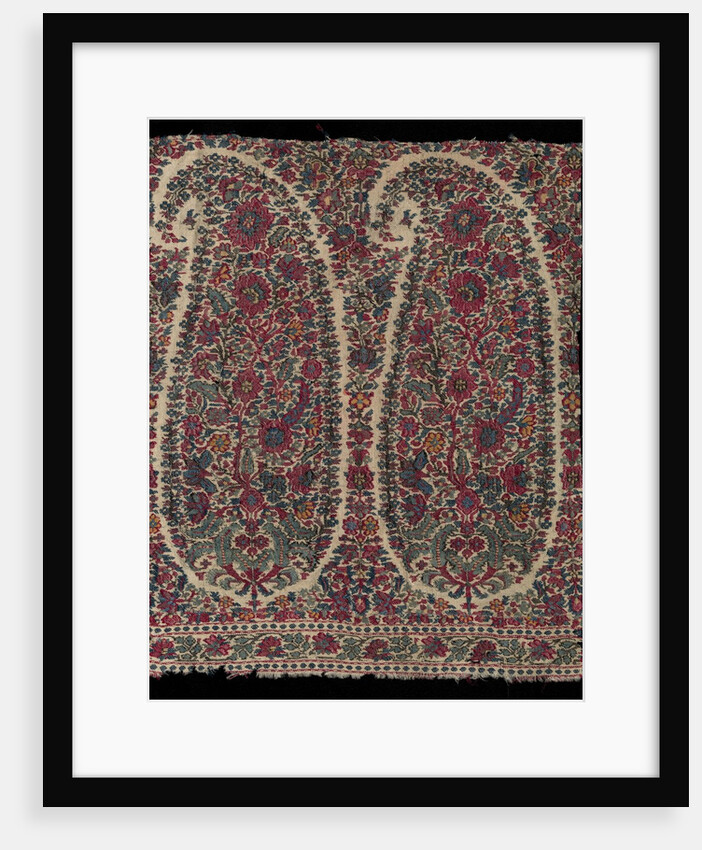 Long Shawl Fragment, 1820-1825 by Unknown