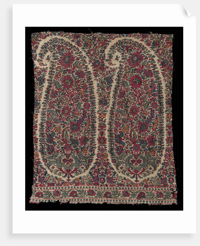Long Shawl Fragment, 1820-1825 by Unknown