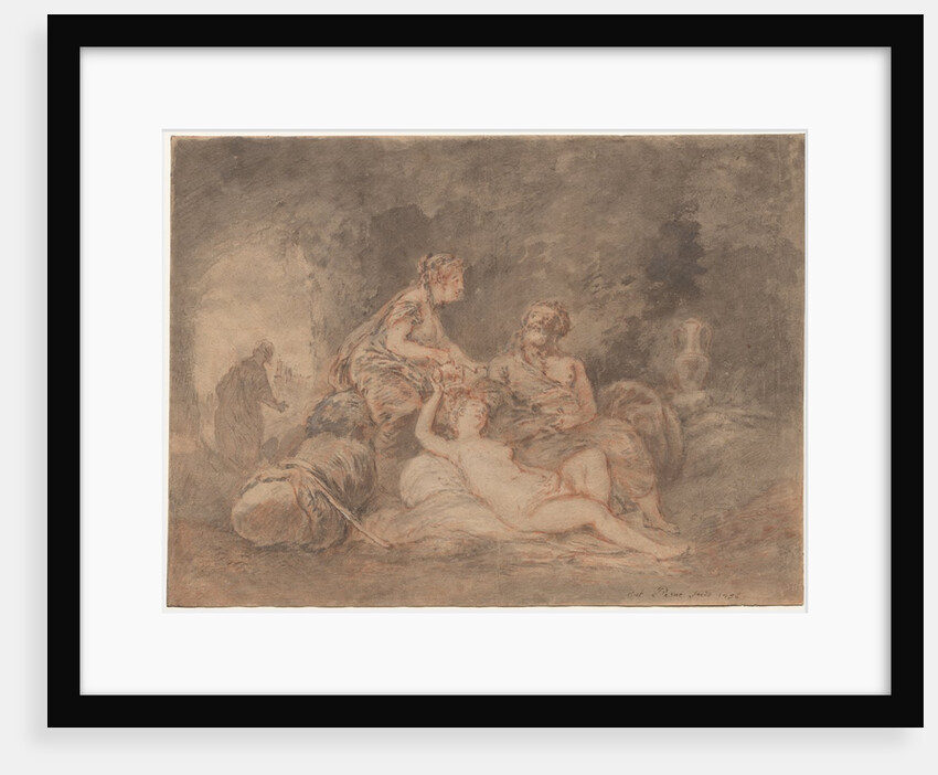 Lot and His Daughters, 1756 by Antoine Pesne