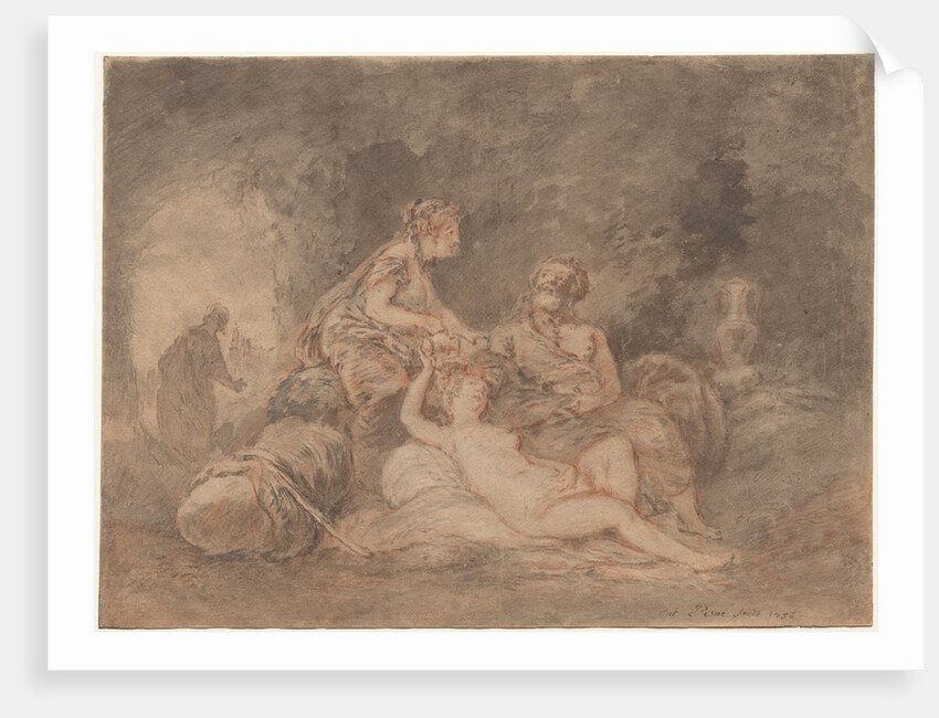 Lot and His Daughters, 1756 by Antoine Pesne