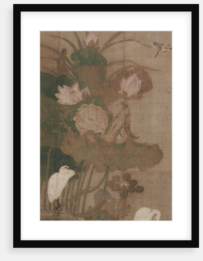 Lotuses, Insects, and Birds, 1800s by Unknown