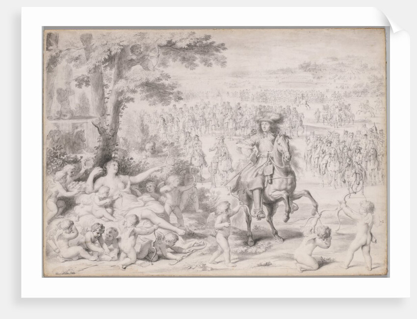 Louis XIV Captured by Venus, early 1670s by Charles Le Brun