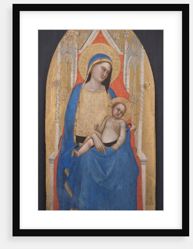 Madonna and Child Enthroned, c. 1350 by Master of San Lucchese