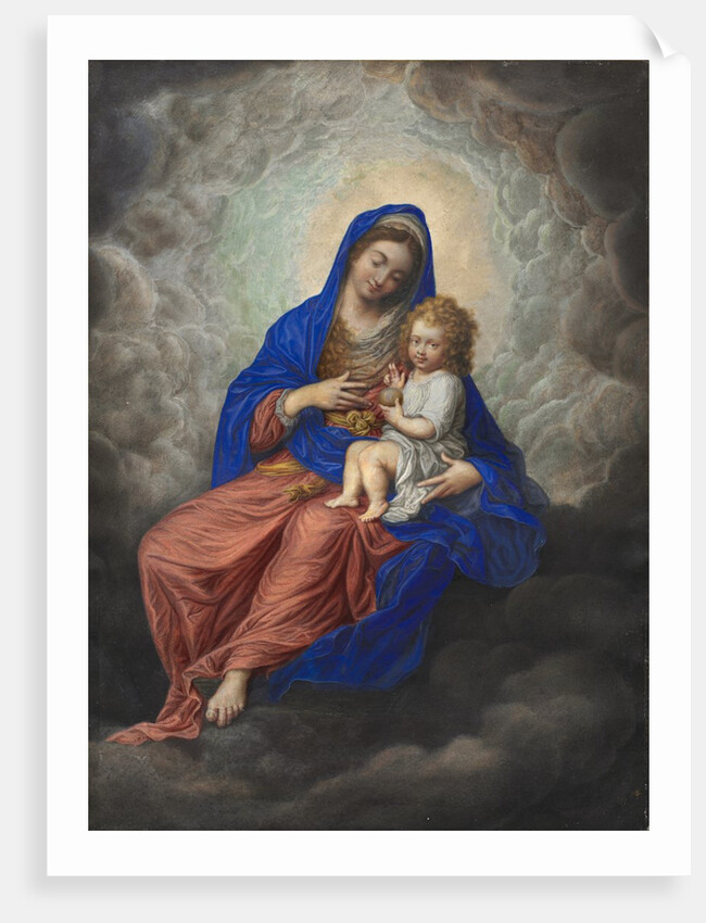 Madonna and Child in Glory, c. 1605-1617 by Isaac Oliver