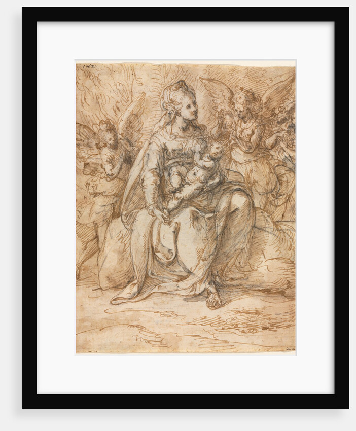 Madonna and Child with Angels, late 1500s by Aurelio Luini