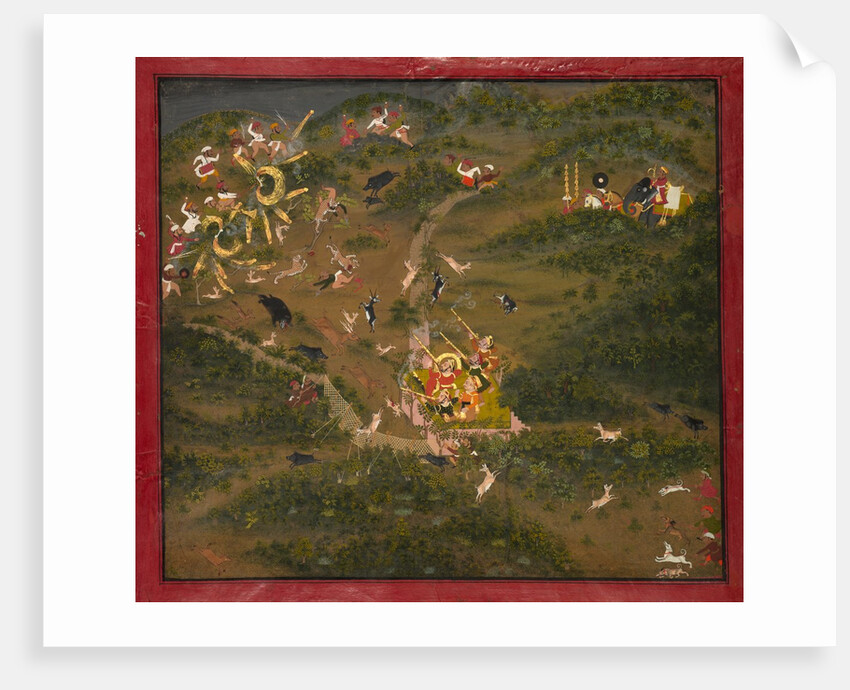 Maharaja Jagat Singh Hunting, 1734-1751 by Unknown