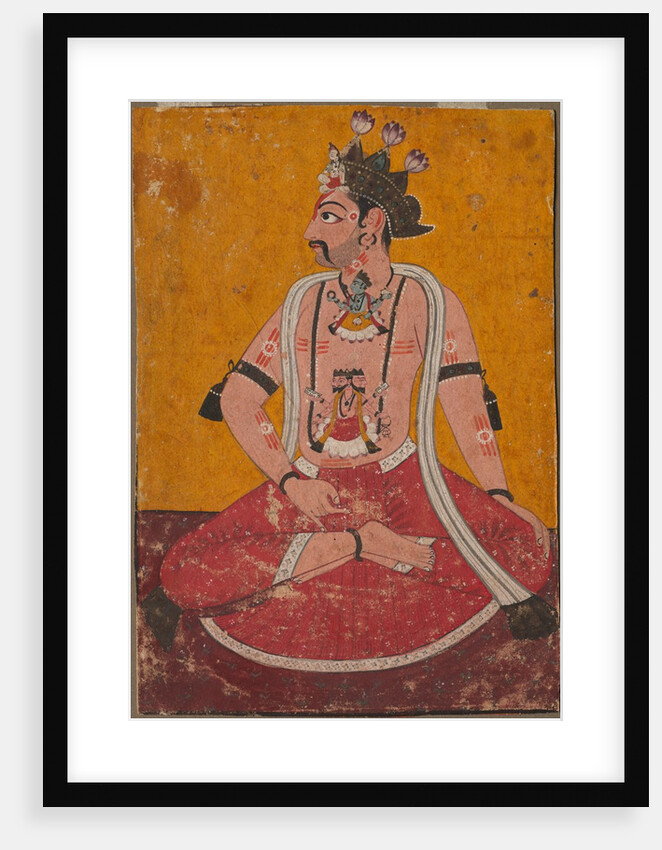 Man Dhata in Yogi Position, c. 1690-1700 by Unknown