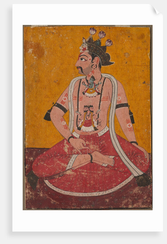 Man Dhata in Yogi Position, c. 1690-1700 by Unknown