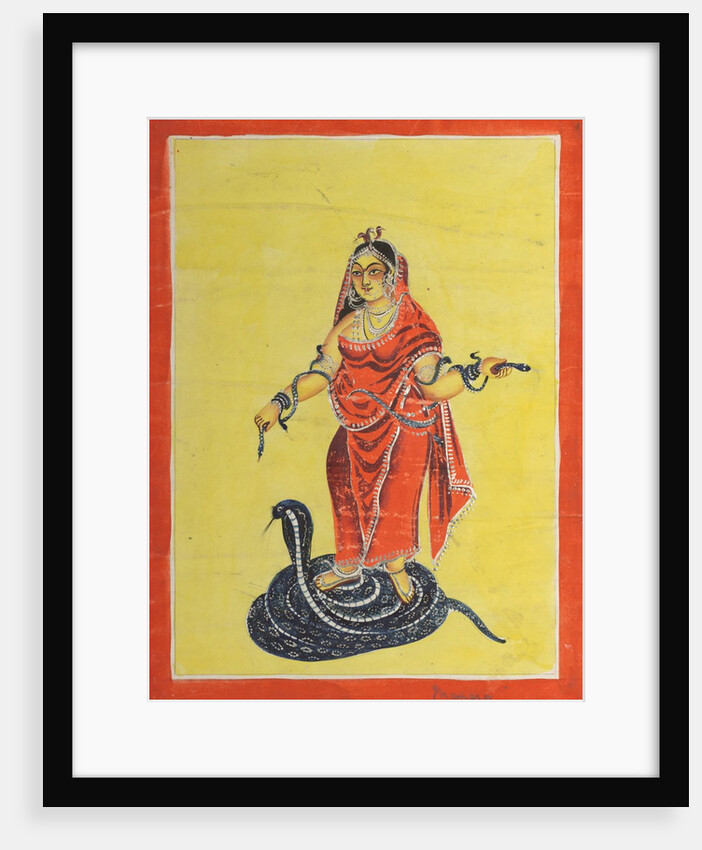 Manasa, The Snake Goddess, 1800s by Unknown