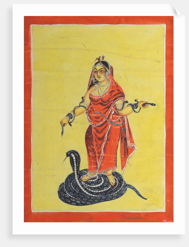 Manasa, The Snake Goddess, 1800s by Unknown