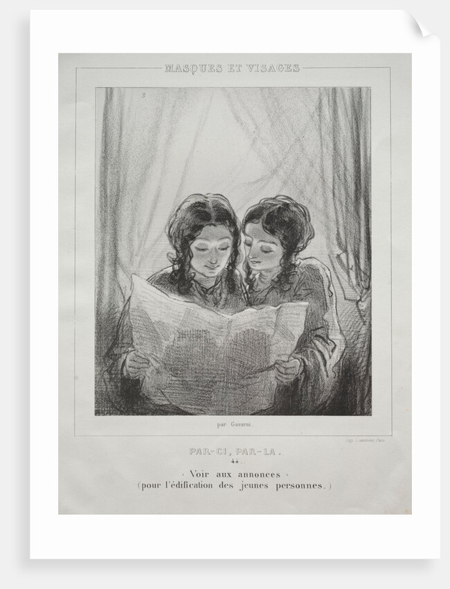 Masques et Visages by Paul Gavarni