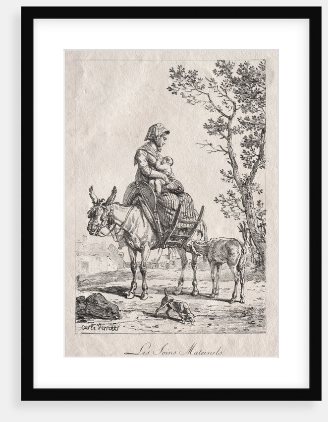 Maternal Care by Carle Vernet