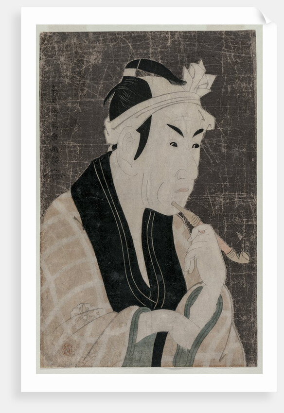 Matsumoto Koshiro IV as Gorobei, the Fish Seller from Sanya, 1794 by Toshusai Sharaku