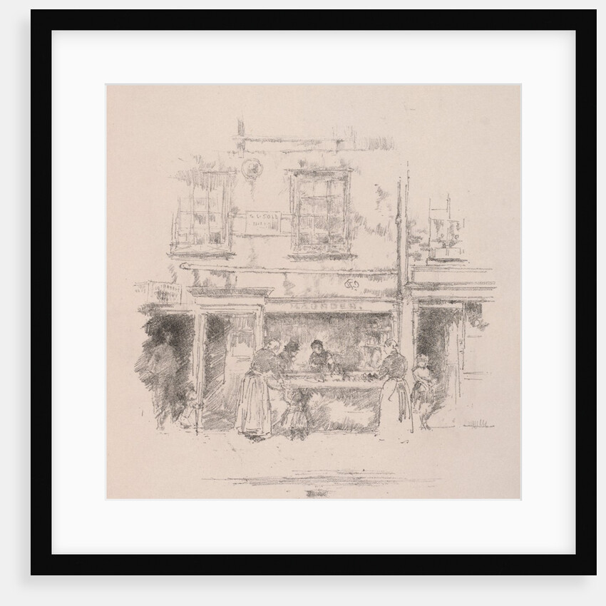 Maunder's Fish Shop, Chelsea, 1890 by James McNeill Whistler