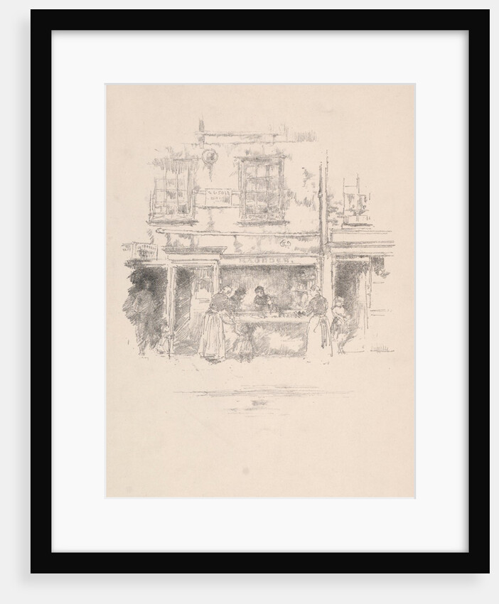 Maunder's Fish Shop, Chelsea, 1890 by James McNeill Whistler