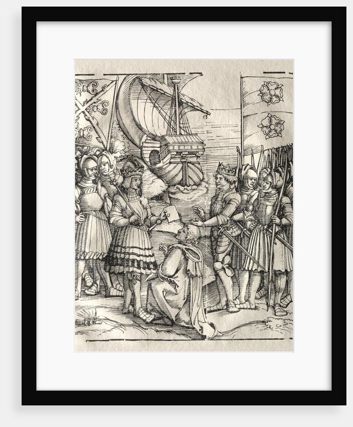 Maximilian Makes Peace with Henry VII by Peter Flötner (possibly)