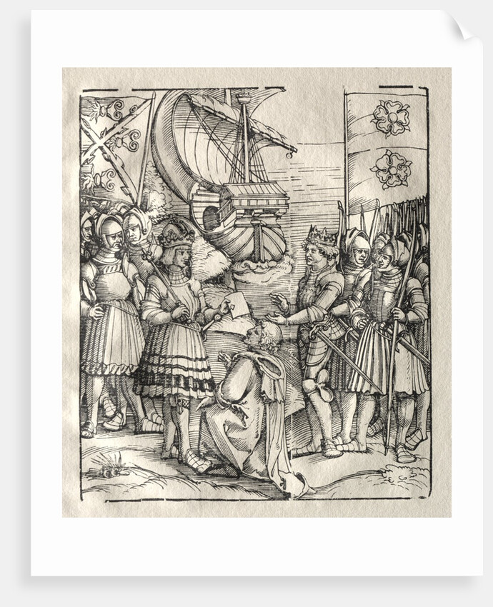 Maximilian Makes Peace with Henry VII by Peter Flötner (possibly)