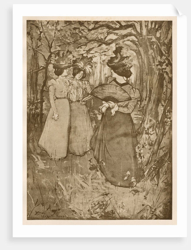 Menuet dAutomne, 1898 by Manuel Robbe
