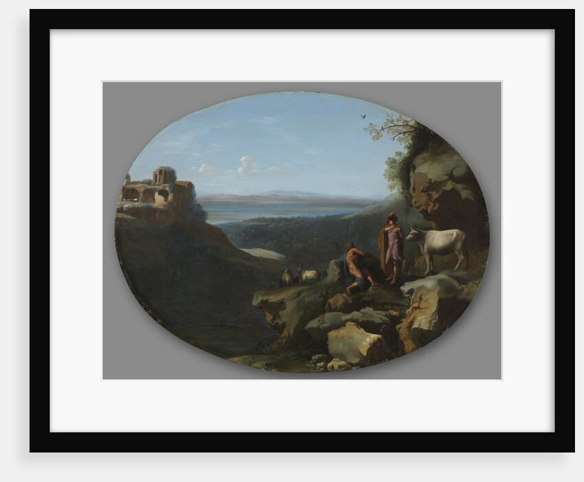 Mercury and Argus in a Landscape, c. 1635 by Dirck van der Lisse