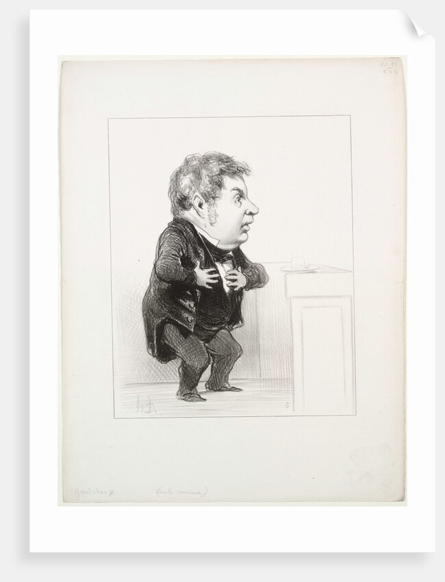 Michel Goudchaux, 1849 by Honoré Daumier