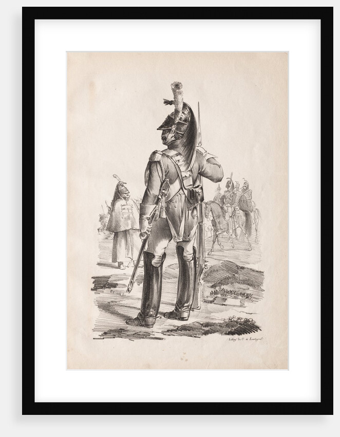 Military Costumes: Grenadier of the Royal Guard, 1814-18 by Nicolas Toussaint Charlet