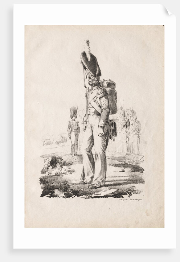 Military Costumes: Infantry Sargent, 1817-18 by Nicolas Toussaint Charlet