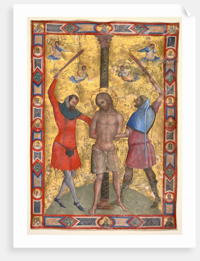 Miniature from a Mariegola: The Flagellation, c. 1350-1375 by Lorenzo Veneziano
