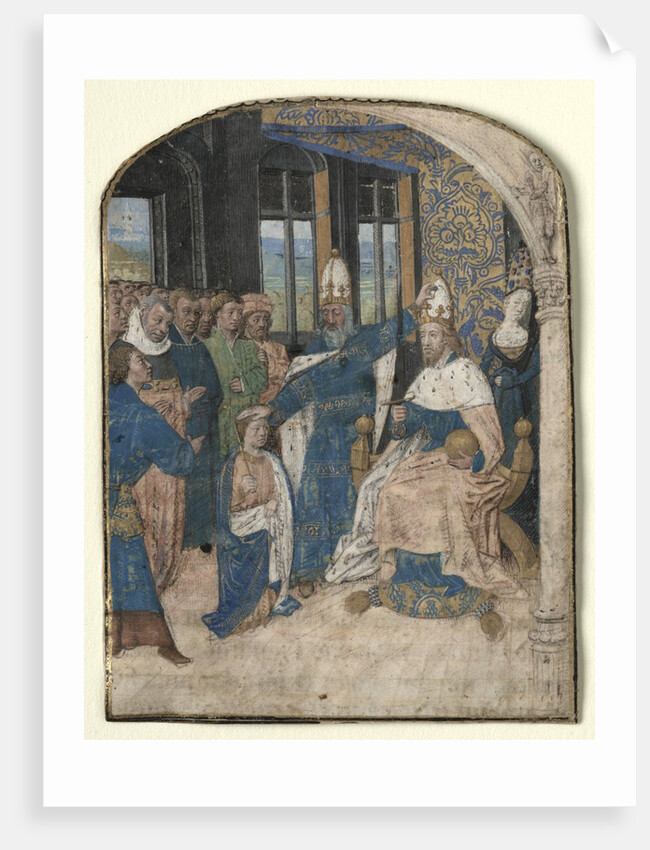 Miniature from a Speculum Historiale: Claudius Designates Nero as His Successor, 1447-60 by Master of Jouvenel des Ursins