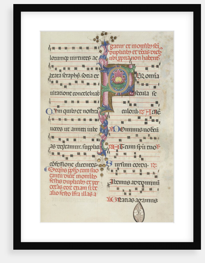 Missale: Fol. 184: Foliage, 1469 by Bartolommeo Caporali