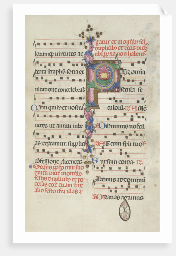 Missale: Fol. 184: Foliage, 1469 by Bartolommeo Caporali